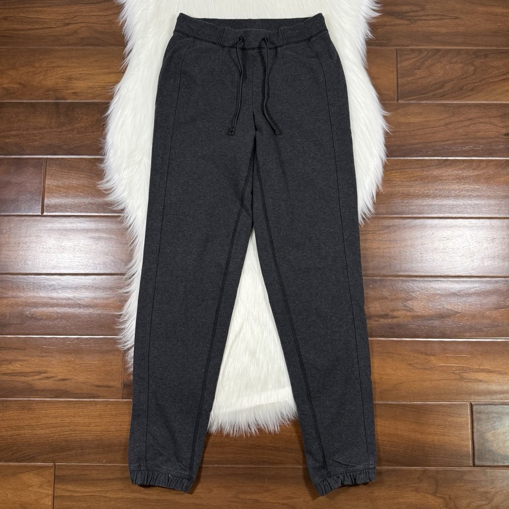 Lululemon Women's Size 4 Charcoal Gray Cotton Blend Jogger Pants‎